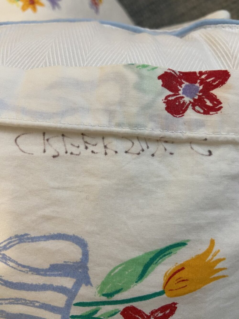 LLBean Queen Floral Vase Print Duvet Cover Set - Picture 4 of 4